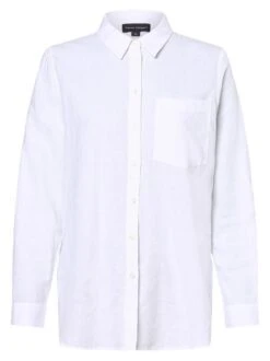 Damen Bluse Mit Leinen-Anteil -Dreimaster || Ragwear || NYDJ]Verkäufe 2025 Damen Bluse mit Leinen Anteil pdstandard 625143 0001 bustfront white 1