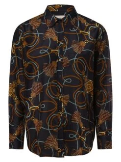 Gant Damen Bluse Mit Seiden-Anteil